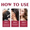 Champú Teñir Cabello Negro Eeloe Rojo Vino