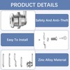 25mm Mailbox Lock with Key Alike, Security Letterbox Lock Cabinet