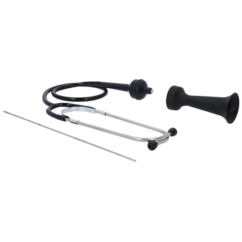 BRILLIANT TOOLS BT586000 Mechanic's Stethoscope [Powered by KS Tools], 3-Piece