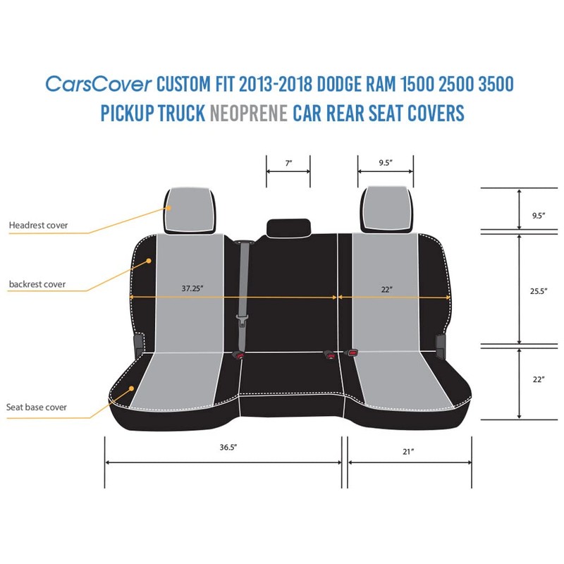 CarsCover Custom Fit 2013-2018 Dodge Ram 1500 2500 3500 Pickup