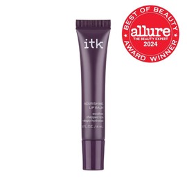 ITK Nourishing Lip Balm - Hydrate Dry, Chapped Lips with Shea Butter + Coconut Oil + Vitamin E - Moisturizes + Soothes Chapped Lips - Glossy, Fragrance Free, Clear, 0.2 Oz