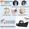 Siomlana Medical open-toe plaster shoe,Adjustable Walking Boots Recovery Cast Shoe