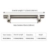 homdiy 10 Pack Kitchen Cabinet Handles Brushed Nickel Cabinet Pulls