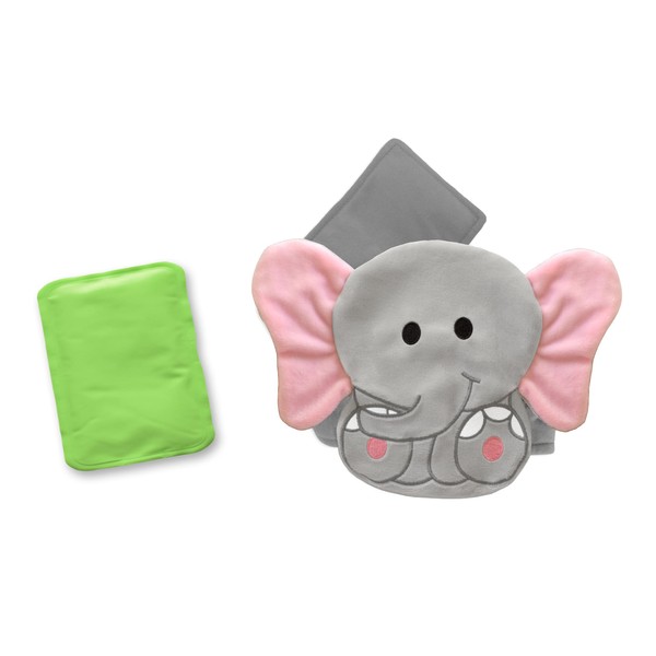 Baby Colic, Gas and Upset Stomach Relief – Belly Hugger – A Soothing Warmth Combined with Gentle Compression (Elephant)