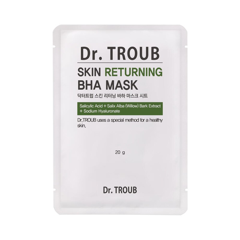 Dr. Trubb 닥터트럽 스킨 리터닝 바하 마스크 시트/BHA [닥터트럽 바하마스크시트_e20]