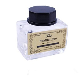 Antique Feather Dip Pen Set | Retro Feather Pen Calligraphy Pen Set Feather Writing Quill Ink Dip Pen For Holiday Friend Birthday Gift Ink Included (Pink)