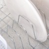 IKEBANA Dish Drying Rack Kitchen in-Sink Chrome Finish Wire Dish