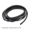 sourcing map U Channel Edge Strips 4.9 ft Length Rubber