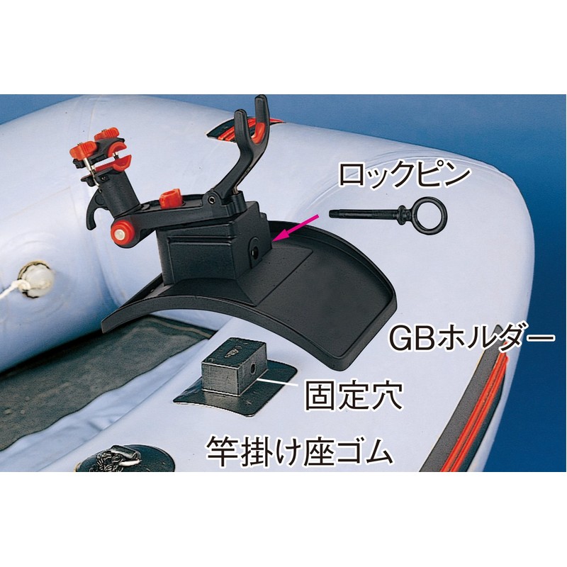 Daiichi Seiko 02012 Uketaro Rod Holder, Black