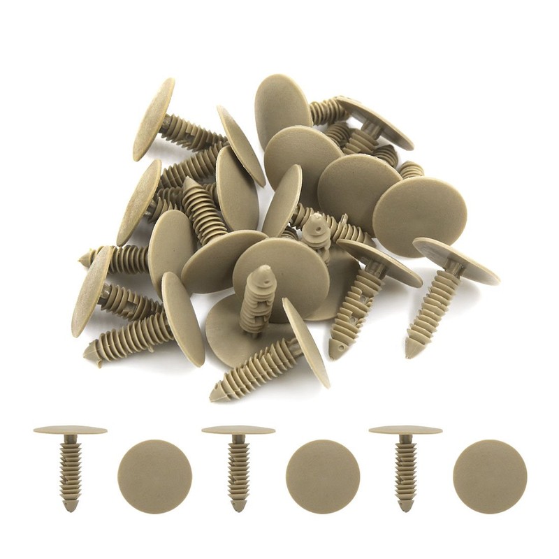 uxcell 20pcs 7mm Hole Car Plastic Trim Door Panel Retainer