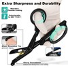RISEMART Rechargeable Pen light with Medical Scissors and 4 Pen