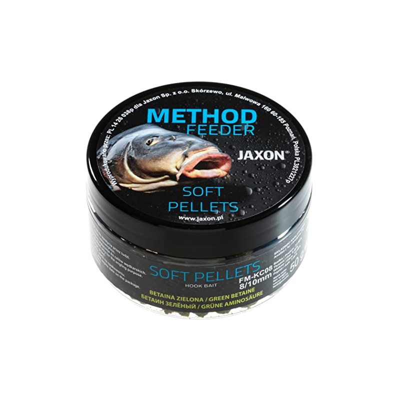 Jaxon Soft Pellets 8/10 mm 50 g for Method Feeder