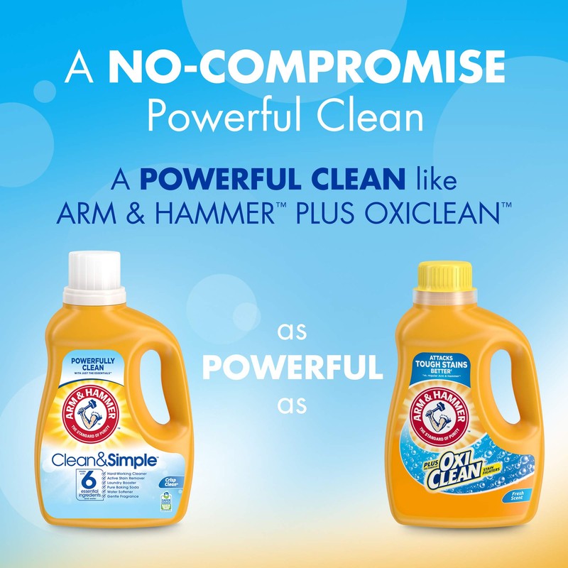 Arm & Hammer Clean & Simple, 25 Loads Liquid Laundry