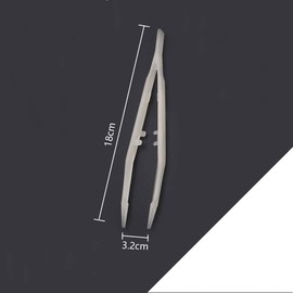 NA 3 Pcs Reptiles Feeding Tweezers Plastic Noctilucence Tweezers Reptile Feeding Tongs Reptile Feeding Tool for Iguanas Bearded Dragons Lizards Geckos Turtles Corals, 18CM