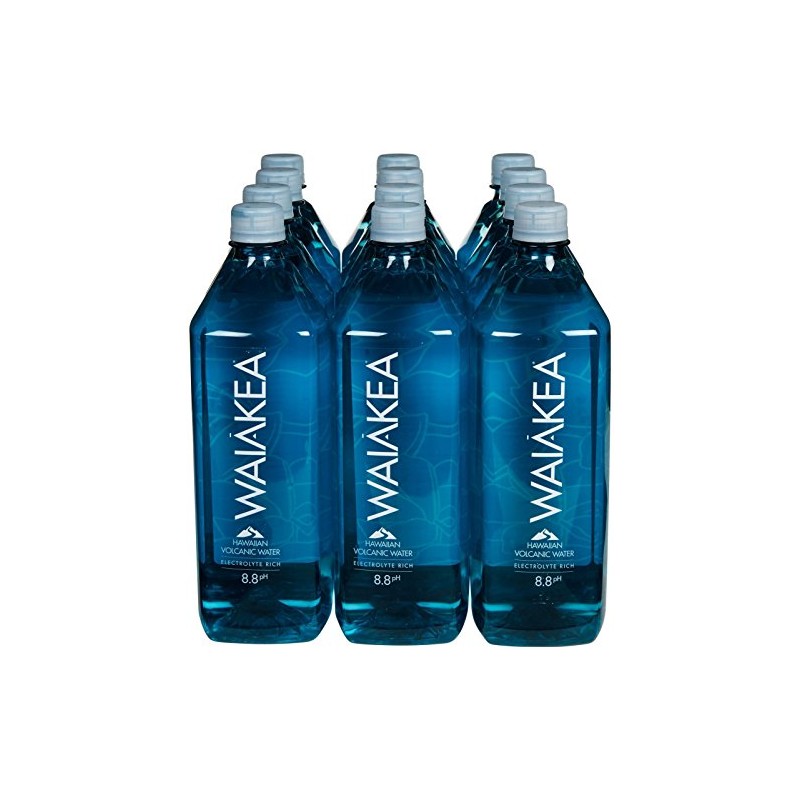 Waiakea Hawaiian Volcanic Water - 33.8 Ounces - 12 ct