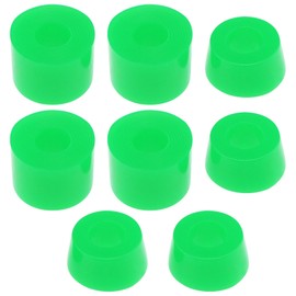 YINETTECH 2 Sets Long Board Truck Bushings 92A Skateboard Bushings Shock Absorber Suitable for Skate Trucks Four-Wheel Skateboards Green
