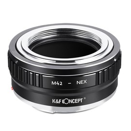 K&F Concept M42 to Sony E Mount Adapter M42 Adapter NEX Adaptor NEX3 NEX5 NEX7 NEX-3 NEX-5 NEX-7 NEX-VG10 DC108