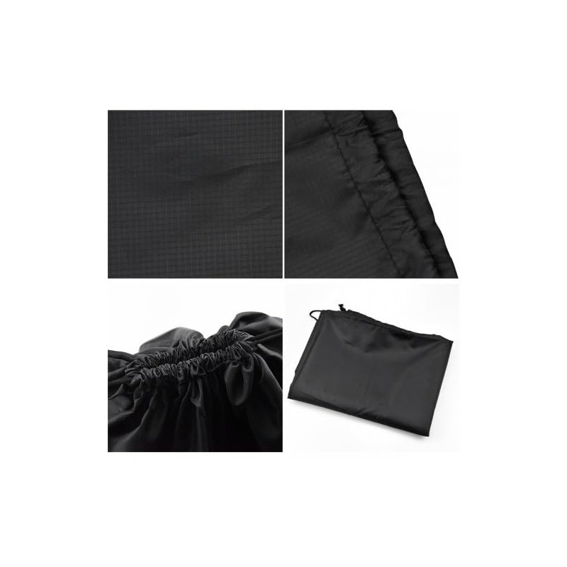 Extra Large Drawstring Bag Black, 94CM x 120CM Tear-Proof Portable