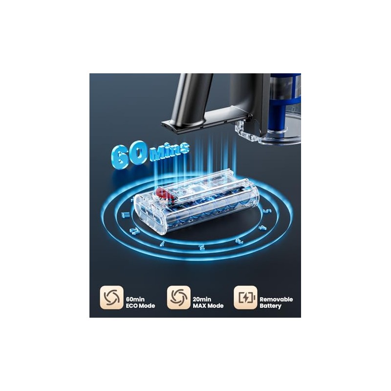 KARDV Battery for V06 Cordless Vacuum Cleaner, 1PCS