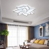 Garwarm Dimmable LED Ceiling Light, 72W Modern Acrylic Flush Mount