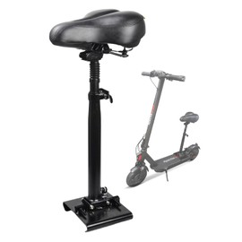 KALLAK Electric Scooter Seat Suitable Only for Curved Edge Deck from 5" - 7" Width, Shockproof, Foldable, Adjustable Height Comfortable Seat, Adult Padded Saddle, Electric Scooter Accessory