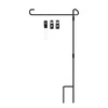 10 Yard Flag Holder,Garden Iron Flag Pole Outdoor Yard Flags