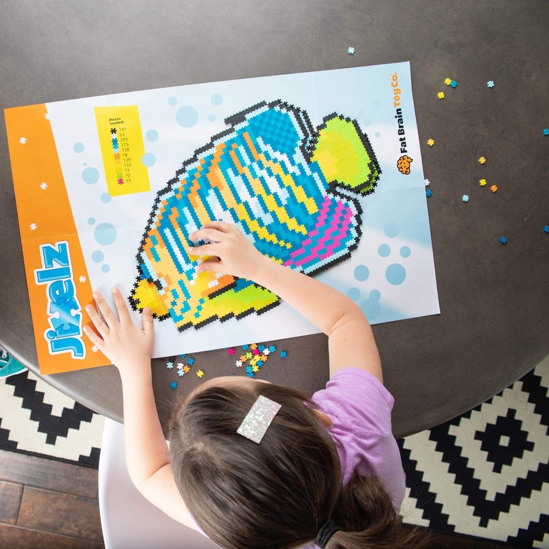 Jixelz 1500 Piece Set Under The Sea Pixelated Puzzle Art