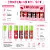 Set De Cuidado Labial Hidratante Glossy Liquid Lip Oil Gloss