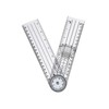 Clear Plastic Goniometer Angle Measuring Tool Protractor Finder Quick 360
