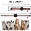 Seyezo Cat Collar with Air Tag Holder, Reflective Kitten Collar