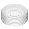 WHJY 6 pcs Clear Glass Plates, 5 inch Glass Plate