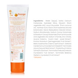 Himalaya Botanique Kids Toothpaste, Herbal, Orange Flavor, Fights Plaque, Fluoride Free, Gentle, No Artificial Flavors or Colors, SLS Free, Gluten Free, Cruelty Free, Vegan, Foaming, 4 Oz, 2 Pack…