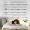 Pizuna Cotton Cream Big Checks Fitted Bed Sheets Double, 300