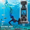 ​​4K Action Camera with 270° Rotatable Anti-Shake & 30m -