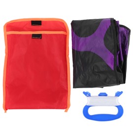 Outdoor Spotted Soft Octopus Single Line Kite Animal Shape Kite 4 Meters Purple Spots