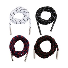 Rumyve 4pcs Drawstring Cord Cord,40cm Universal Cotton Drawstring with Metal Lock,Sweatpants, Shorts and Hoodie