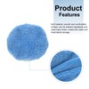 sourcing map 6pcs Car Polisher Bonnet Buffing Pad Coral Fleece