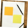 Operitacx 1 Set of Sticky Notes for School Neon Notes