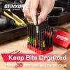 Geinxurn Impact Screwdriver Bits Set, 33 Pieces 3”Multi Head Magnetic