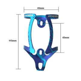 UPANBIKE Bicycle Bottle Cage Aluminum Alloy Lightweight Bottle Holder Cycling Bottle Cage for MTB Road Bike,Camouflage Blue