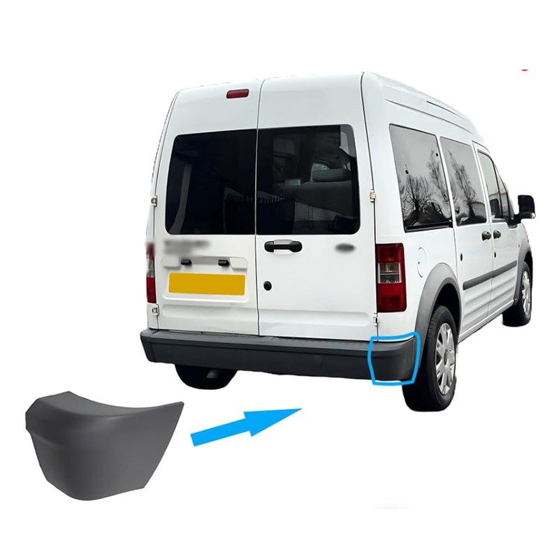 appRUN Rear Bumper Corner End Cap Right For FORD Transit