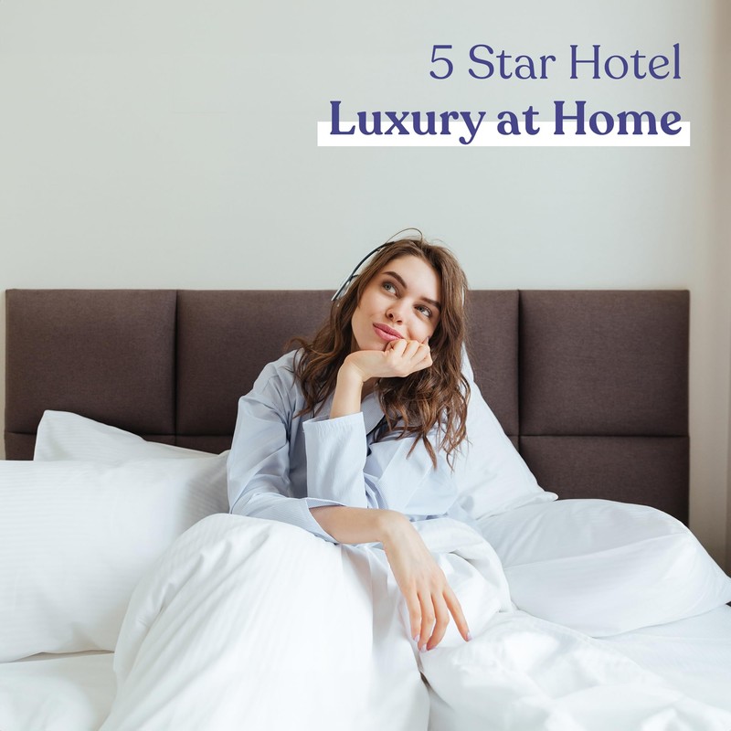 FluffCo Zen Fluff Pillows - Down Alternative - King Bed