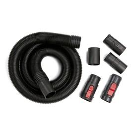 CRAFTSMAN CMXZVBE38763 2-1/2 in. x 7 ft. POS-I-LOCK Wet Dry Vac Hose Attachment Kit, Industrial-Grade Shop Vacuum Replacement Hose, Fits Most Wet/Dry Vacuums with a 2-1/2 in. Diameter
