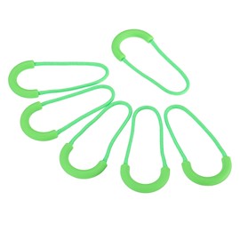 PATIKIL Zipper Pulls Extension Handle Cord, 10 Pack Finger Use Plastic U-Shape Tab Tag Extender for Luggage Backpacks, Green