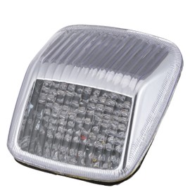 Compatible for HARLEY-DAVIDSON 1999–2007 FXSTD Softail Deuce ; LED Brake Tail Light Rear Lamp+Integraed Turn Signal Function (Style 3: Sequential LED Taillight+ Turn Signal, Clear Color)