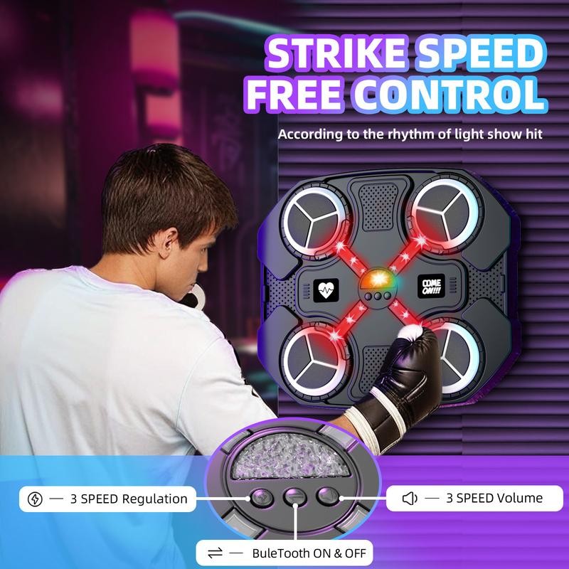 2025 Easter gift Kids' Music Boxing Machine with Boxing Gloves,
