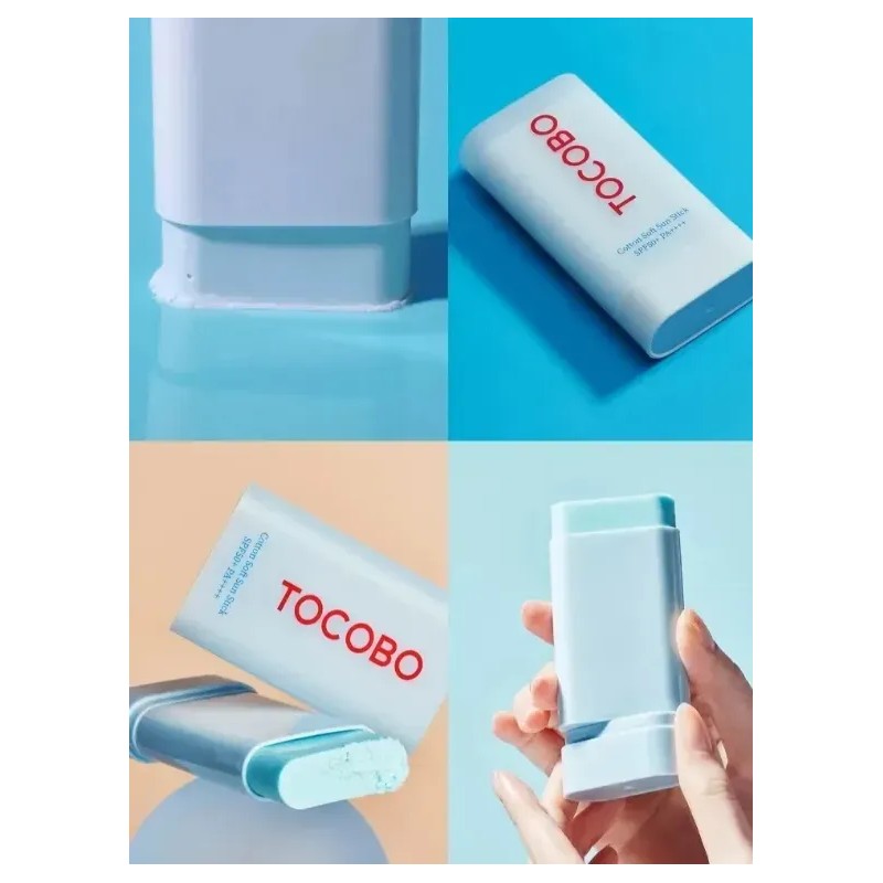 Tocobo Protector Solar En Barra Cotton Sun Stick Spf 50+,2pz