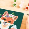 Ravensburger - CreArt D Series Classic: Fox with Flowers, Painting