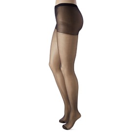 DIM Sublim Voile Brilliant Tights x 2 | Transparent | Natural Gloss Effect | Durable and Elegant | Various Colours, black