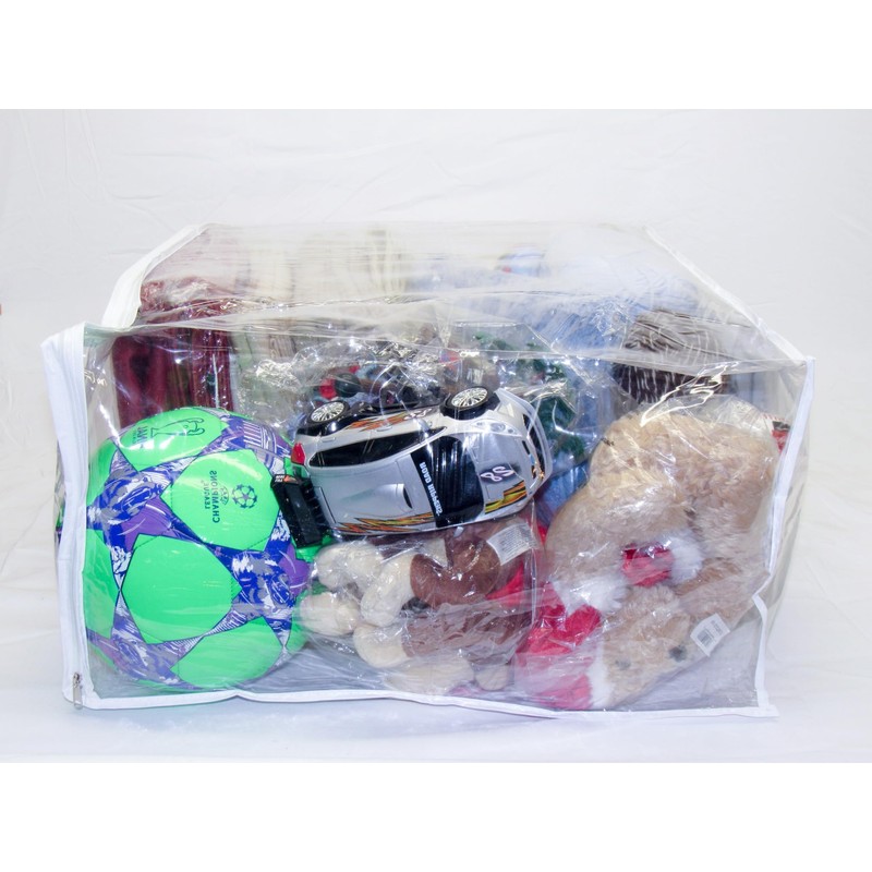 Fba Clear Vinyl Zippered Storage Bags 24x20x11 Inch Set of